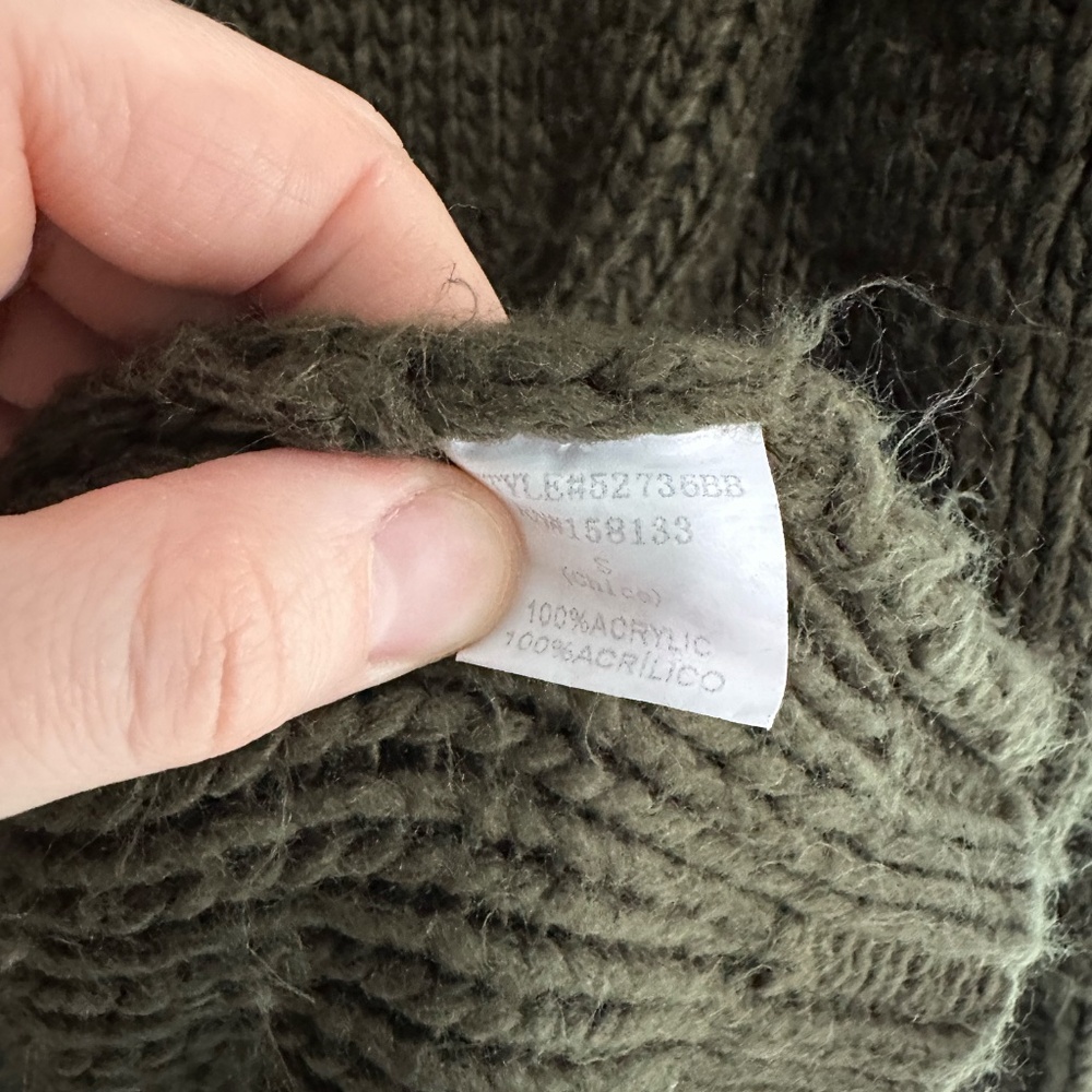Betsey's Boutique Green Bubble Cardigan OS - Picture 5 of 5